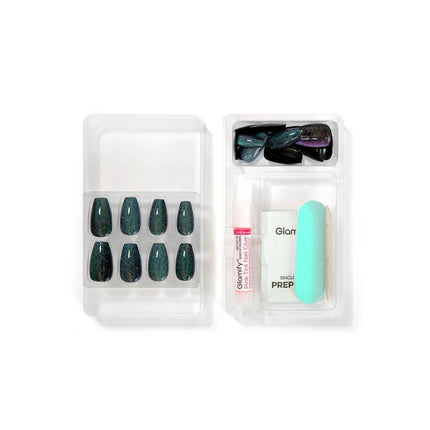 Absolute New York Glamify NTMR08 Mesmerize Premium Press On Nails - Almond Medium