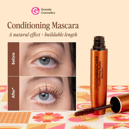 GrandeMASCARA Conditioning Peptide Mascara Brown