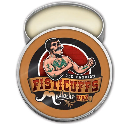 Grave Before Shave Fisticuffs™ Strong Hold Mustache Wax 1 OZ. Tin