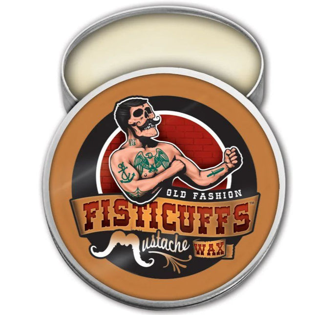 Grave Before Shave Fisticuffs™ Strong Hold Mustache Wax 1 OZ. Tin
