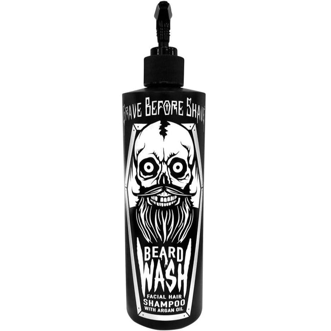 Grave Before Shave Beard Wash Shampoo 16oz. Pump Top