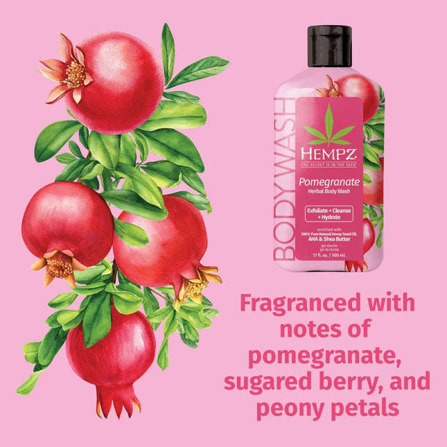 Hempz Pomegranate Herbal Body Wash 2