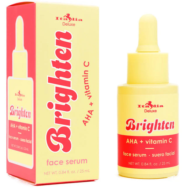 Italia Deluxe Facial Serum - Brighten (AHA + Vitamin C)