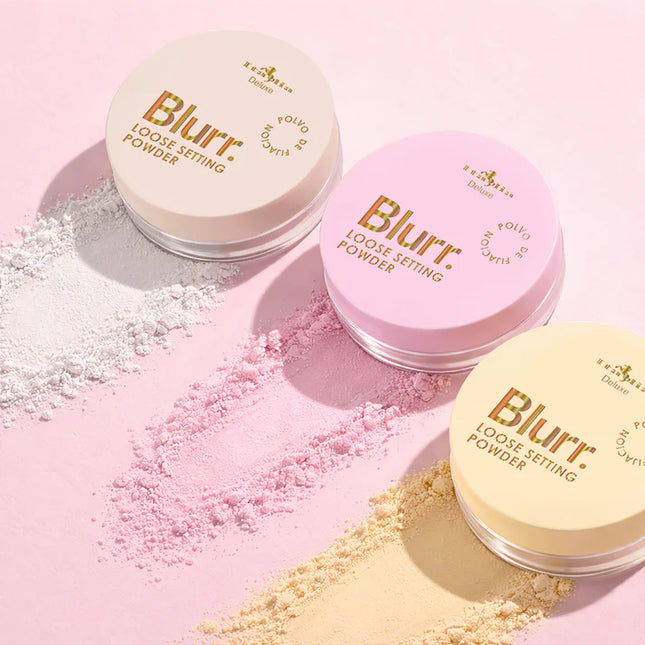 Italia Deluxe Blurr. Loose Setting Powder - Honey