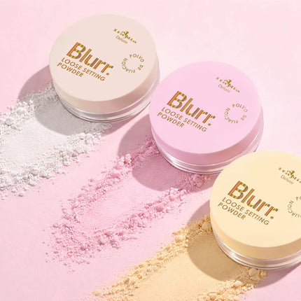 Italia Deluxe Blurr. Loose Setting Powder - Pink