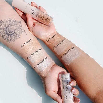 Italia Deluxe Star Dust - Loose Shimmer for Face, Hair, & Body