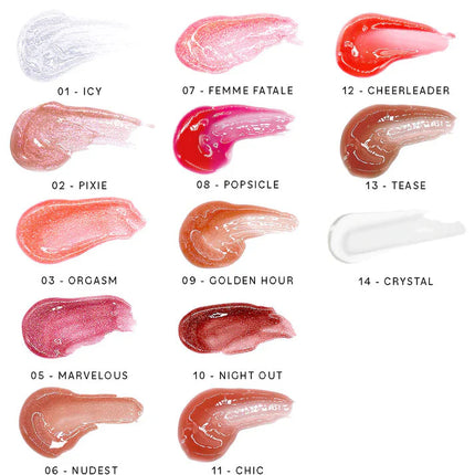 Italia Deluxe Thirsty Pout 4 Lips Set - Naughty Set