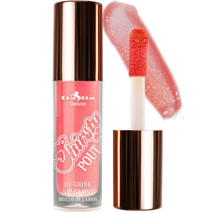 Italia Deluxe Thirsty Pout Hi-Shine Lip Gloss Orgasm