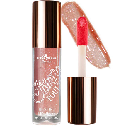 Italia Deluxe Thirsty Pout Hi-Shine Lip Gloss Nudist