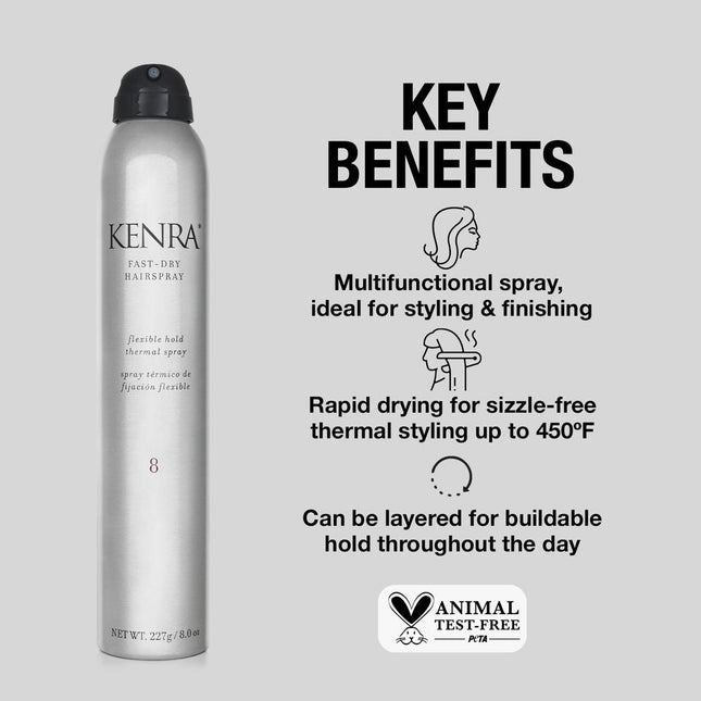 Kenra Professional Fast Dry Hairspray 8 2