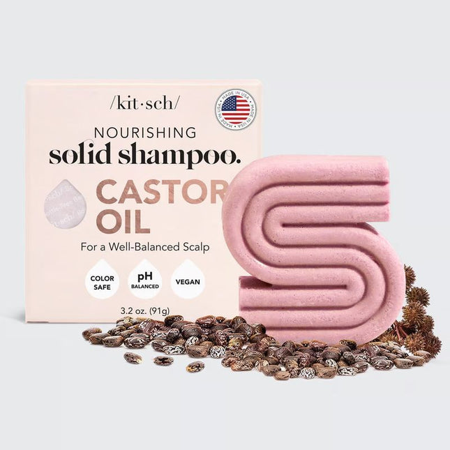 kit-sch Castor Oil Nourishing Shampoo Bar