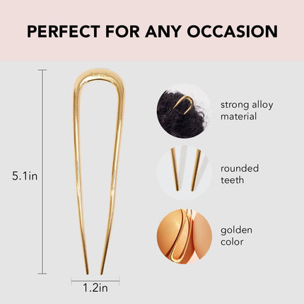 kit-sch French Hair Pin - Gold