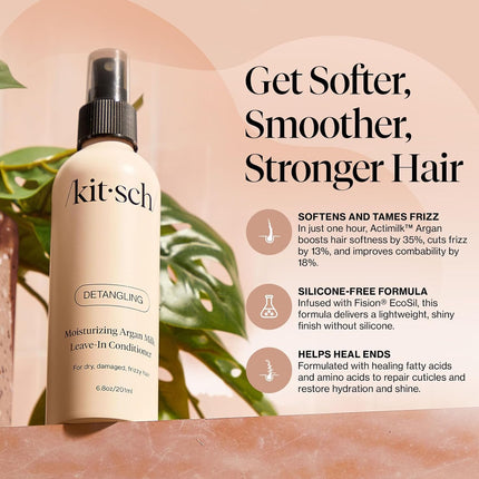 kit-sch Moisturizing Argan Milk Leave-In Conditioner