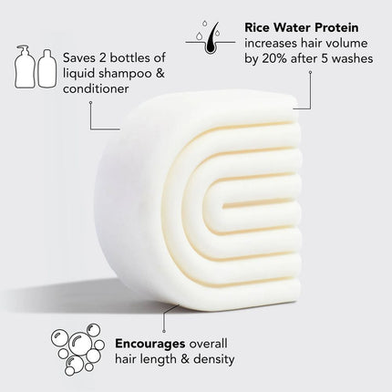 kit-sch Rice Water Conditioner Bar for Hair Growth