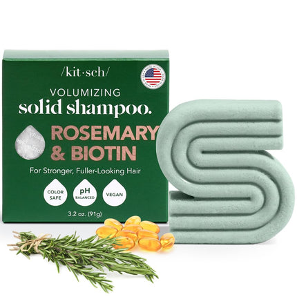 kit-sch Rosemary & Biotin Volumizing Solid Shampoo