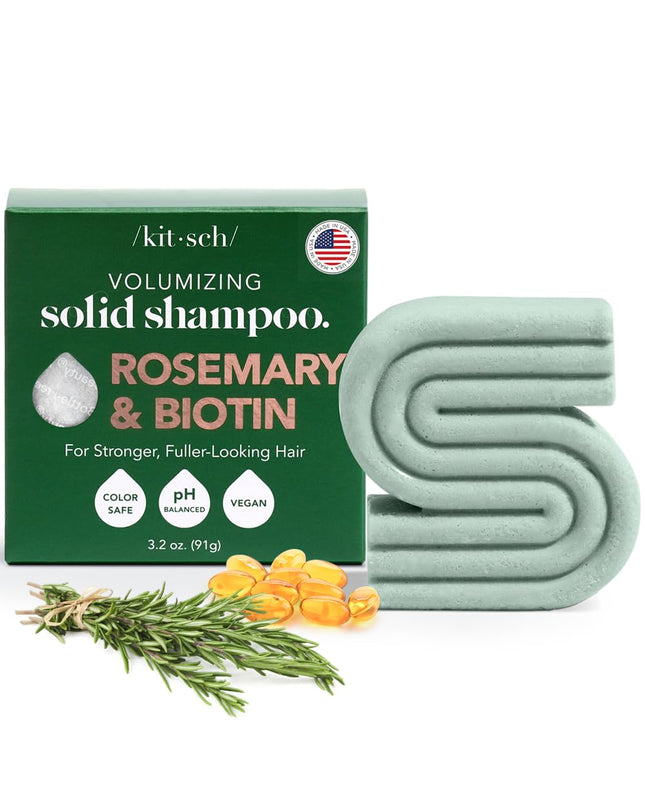 kit-sch Rosemary & Biotin Volumizing Solid Shampoo