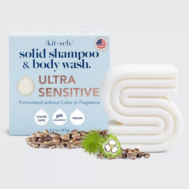 kit-sch Ultra Sensitive Shampoo & Body Wash Bar Fragrance Free