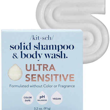 kit-sch Ultra Sensitive Shampoo & Body Wash Bar Fragrance Free