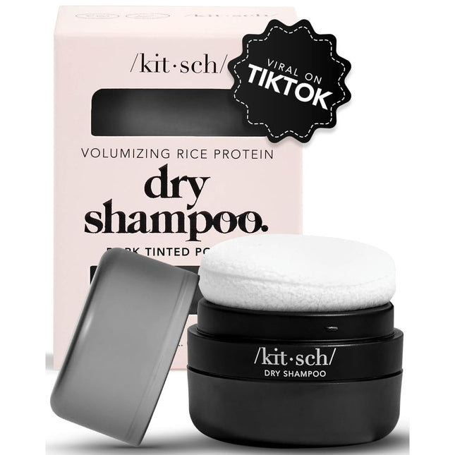 kit-sch Volumizing Rice Protein Dry Shampoo - For Dark Hair