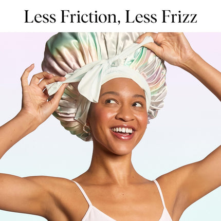 kitsch Aura Oversized Satin Bonnet