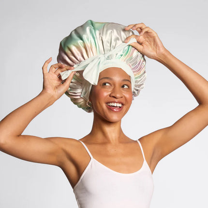 kitsch Aura Oversized Satin Bonnet