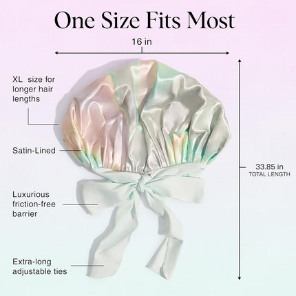 kitsch Aura Oversized Satin Bonnet