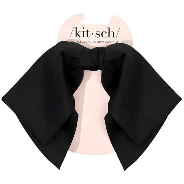 kitsch Black Bow Hair Clip
