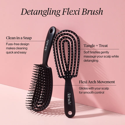 kitsch Black Detangling Flexi Brush