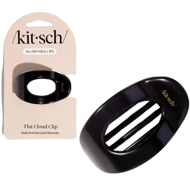 kitsch Black Flat Cloud Clip - Small