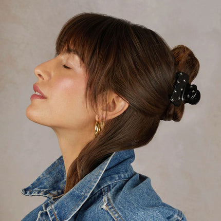 kitsch Black Rhinestone Cloud Claw Clip