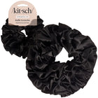kitsch Black Ruffle Scrunchie