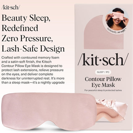 kitsch Blush Contour Pillow Eye Mask