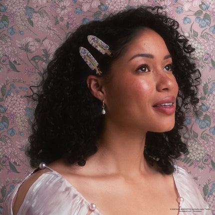 kitsch Bridgerton X Kitsch Creaseless Clips in Toile in Bloom