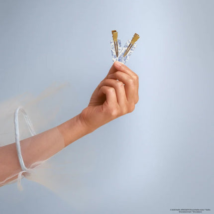 kitsch Bridgerton X Kitsch Creaseless Clips in Toile in Bloom