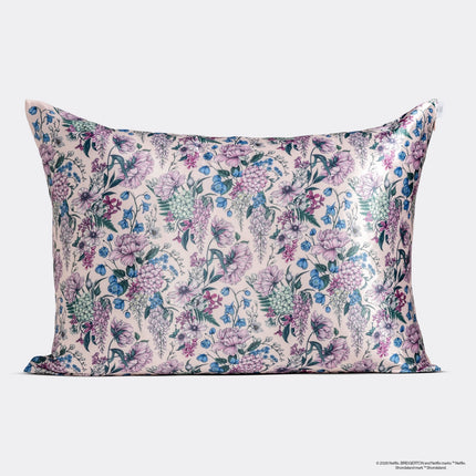 kitsch Bridgerton x Kitsch Satin Pillowcase in Wisteria