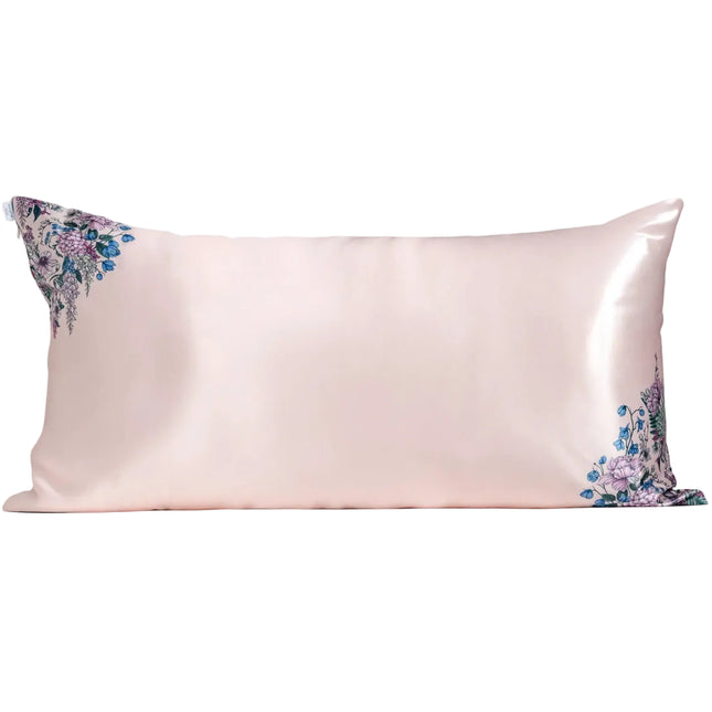 kitsch Bridgerton x Kitsch Satin Pillowcase in Wisteria - King