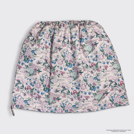 kitsch Bridgerton X Kitsch Satin-Lined Flexi Shower Cap in Wisteria