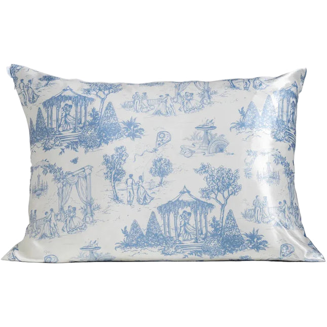 kitsch Bridgerton x Kitsch Satin Pillowcase in Garden Toile