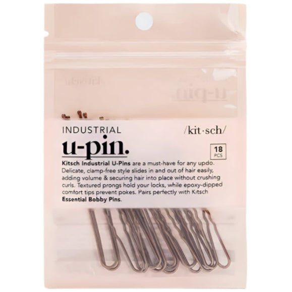 kitsch Brown U Pins 18pc Set