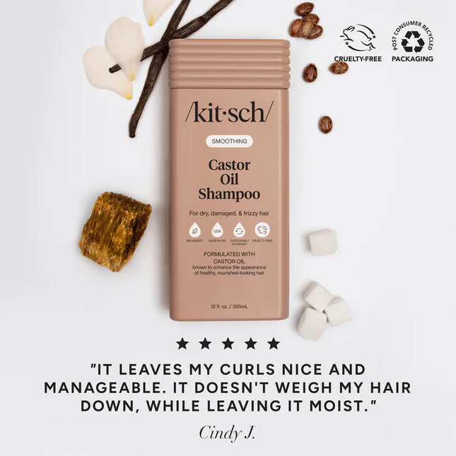 Kitsch Smoothing Caster Oil Shampoo 