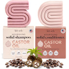 kitsch Castor Oil Shampoo and Conditioner Set for Dull & Dry Hair