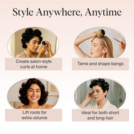 kitsch Ceramic Thermal Rollers 8pc Set