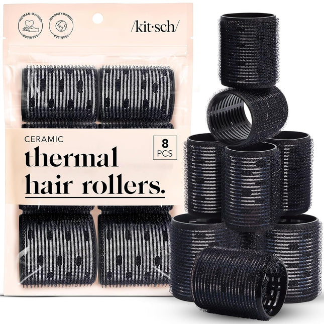 kitsch Ceramic Thermal Rollers 8pc Set