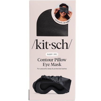 kitsch Charcoal Contour Pillow Eye Mask