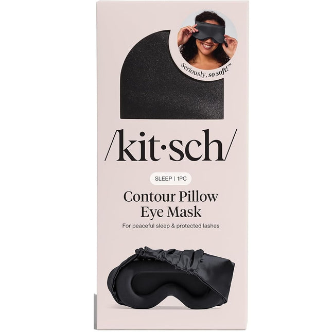 kitsch Charcoal Contour Pillow Eye Mask