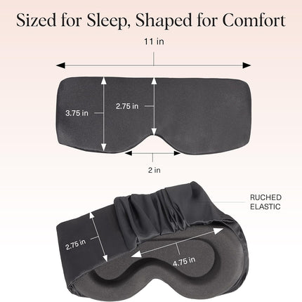 kitsch Charcoal Contour Pillow Eye Mask