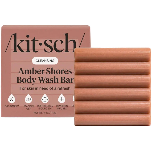 kitsch Cleansing Amber Shores Body Wash Bar