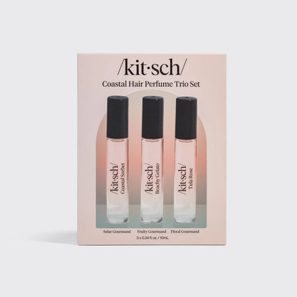 kitsch Coastal Hair Perfume Trio Set - Tula Rose, Beachy Gelato, Coastal Sorbet