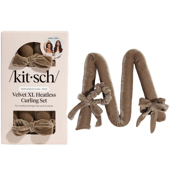 kitsch Eucalyptus Velvet XL Heatless Curling Set