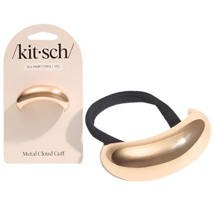 kitsch Gold Metal Cloud Cuff - Medium